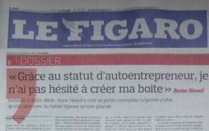 2018 09 05 Le Figaro : Installée à Saint-Malo, Anne Houal a créé Légèreté d'Être